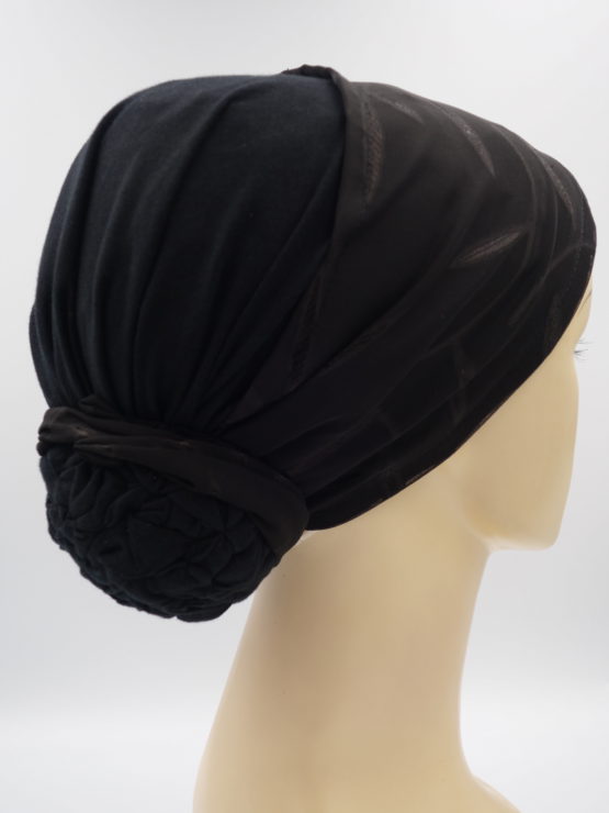 Czarny turban