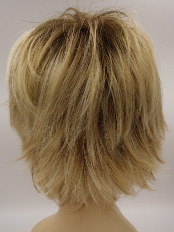 Krótka peruka blond wycieniowana