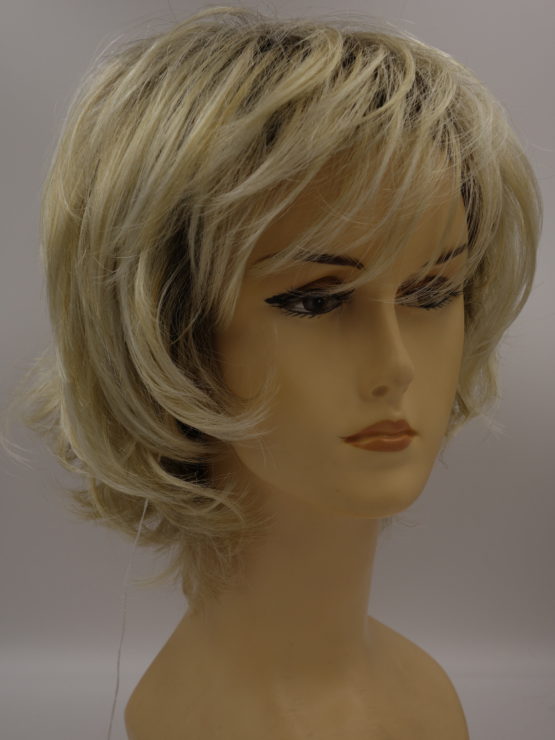 Krótka peruka platynowy blond