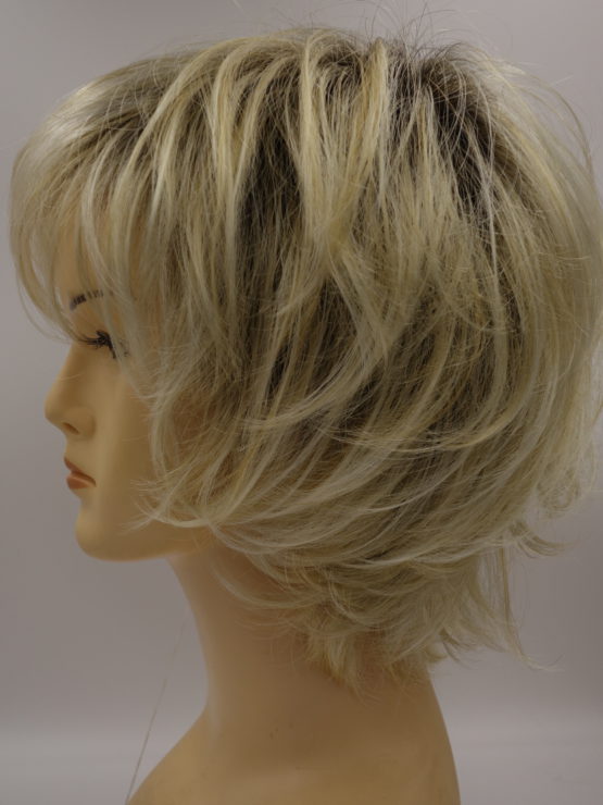 Krótka peruka platynowy blond
