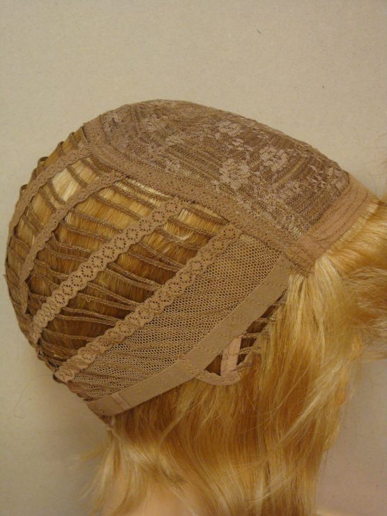 Krótka peruka z włosów naturalnych blond