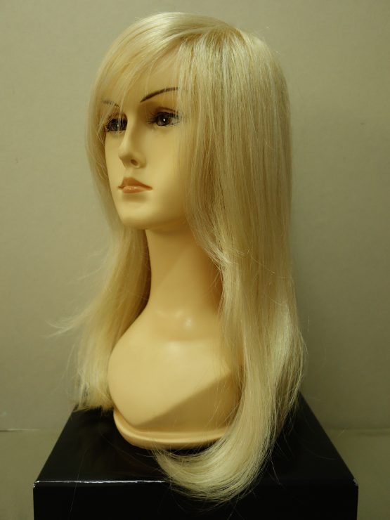 Długa peruka jasny blond